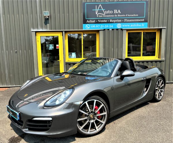 Porsche BOXSTER S (type 981 ) 3.4l 315 cv « Flat 6 » avec 13 000 d’ Options dont Echappement Sport