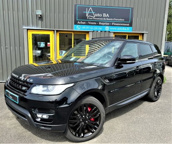 RANGE ROVER SPORT SDV6 306cv HSE Dynamic FULL BLACK, DVD Ar, Attelage, Entretien complet LAND