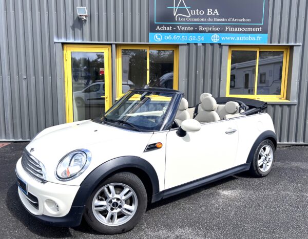 Mini COOPER 122cv CABRIOLET BVA + 1ère Main Française