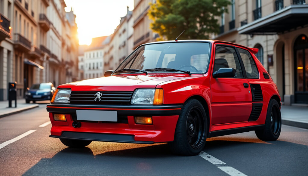 découvrez la peugeot 205 gti électrique, le retour iconique d'une sportive légendaire alliant performance et technologie durable.