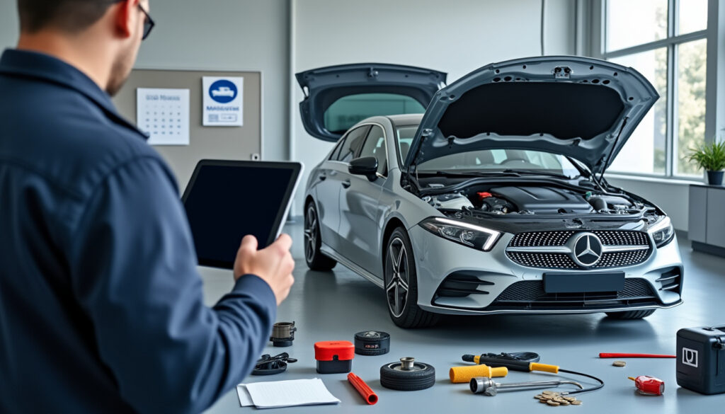 découvrez la fréquence de l’entretien mercedes service a3, son prix et les prestations incluses pour préserver les performances de votre véhicule.