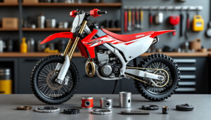 découvrez les caractéristiques de la gas gas ec ranger 300 2 temps et trouvez les pièces détachées adaptées à votre moto.