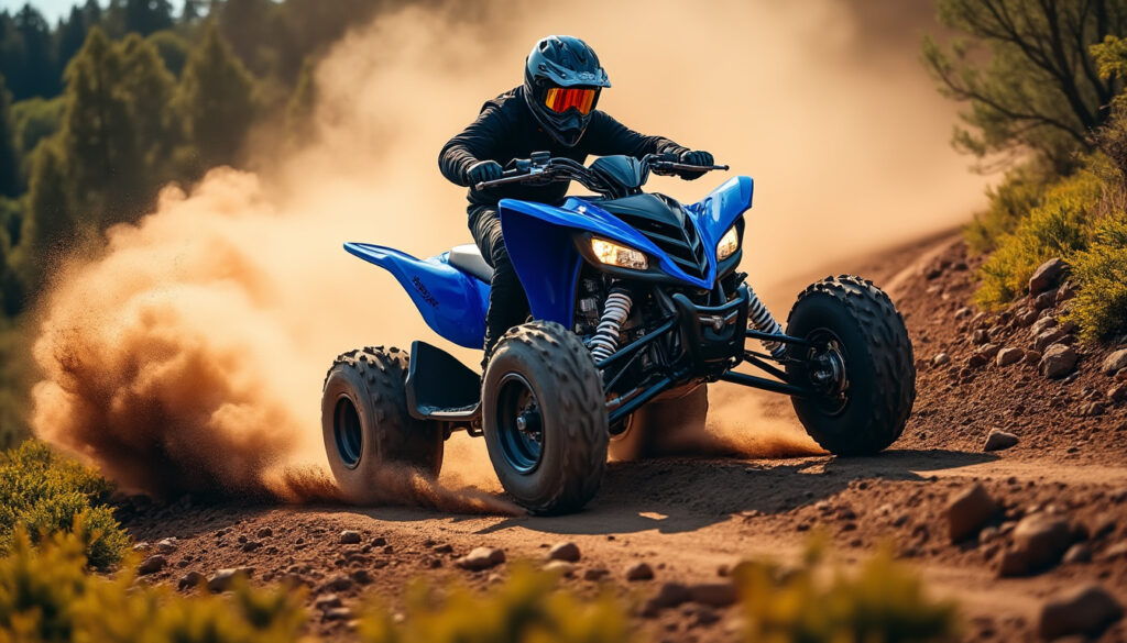 découvrez le yamaha raptor 700, un quad sportif puissant et maniable, conçu pour offrir des sensations fortes et une conduite dynamique.